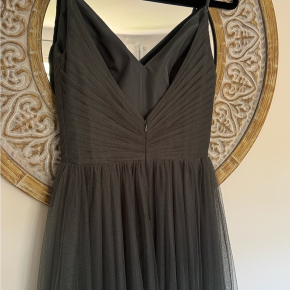 REVELRY Penelope Tulle Dress / Eucalyptus - Picture 3 of 8